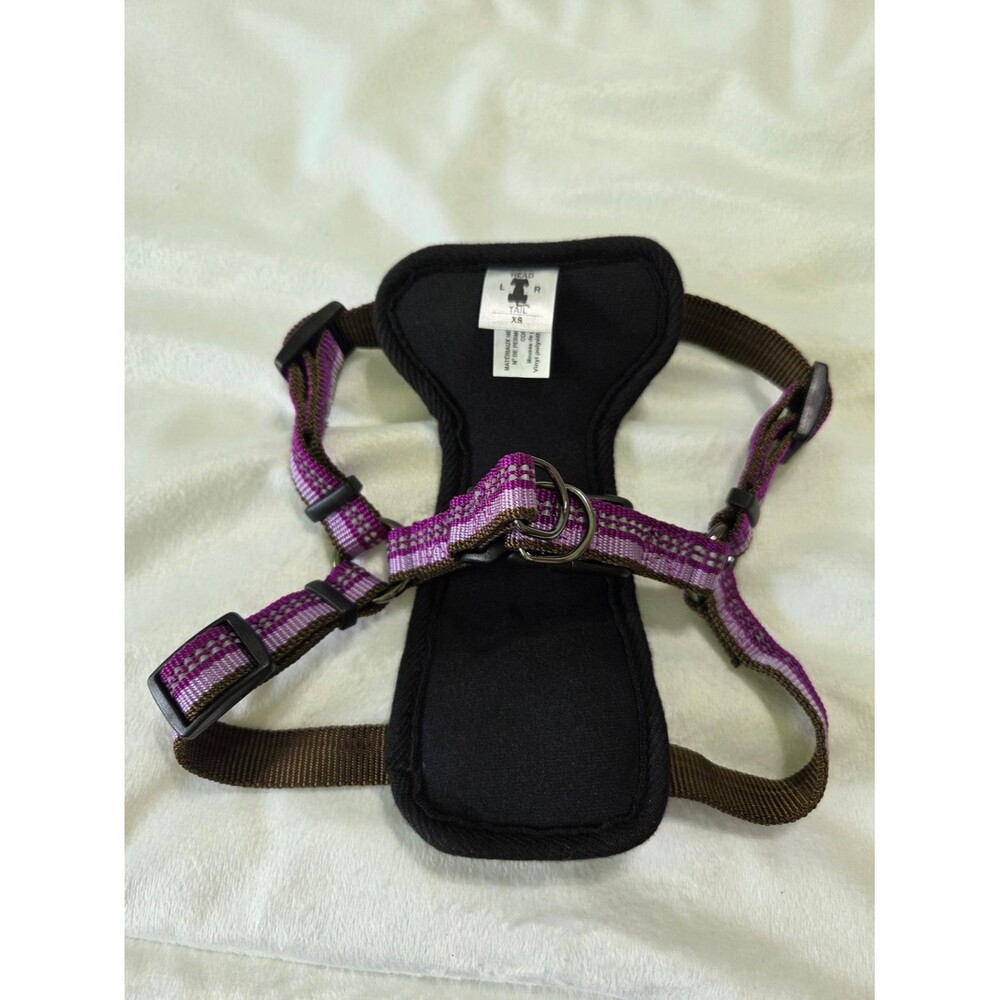 New XS Coastal K9 Explorer Purple Padded Dog Harness - Reflective